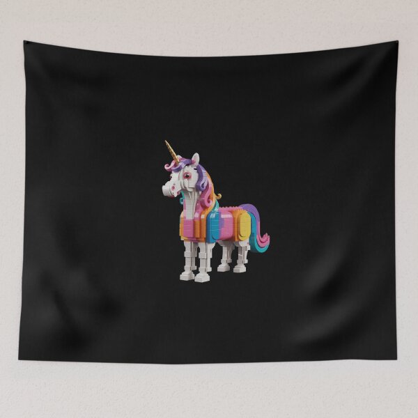 Item preview, Master Builder Bricks Blocks Play Toys Unicorn 1 designed and sold by SyntaxClaw.