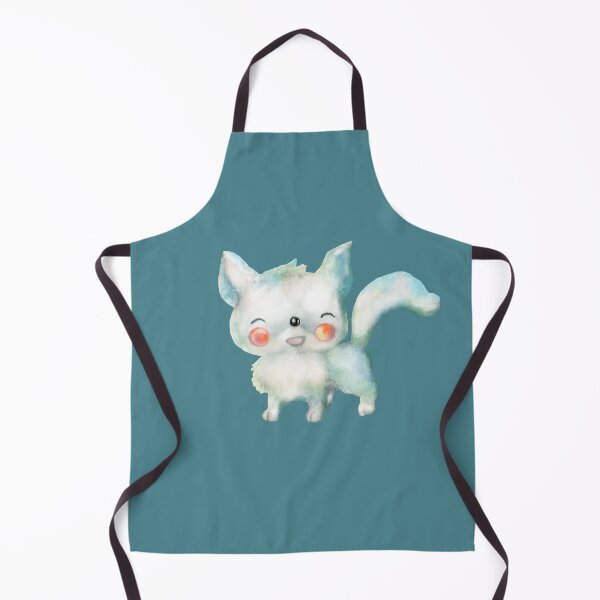 Item preview, Wee Arctic Fox - Cute Watercolor designed and sold by LittleCloudShop.