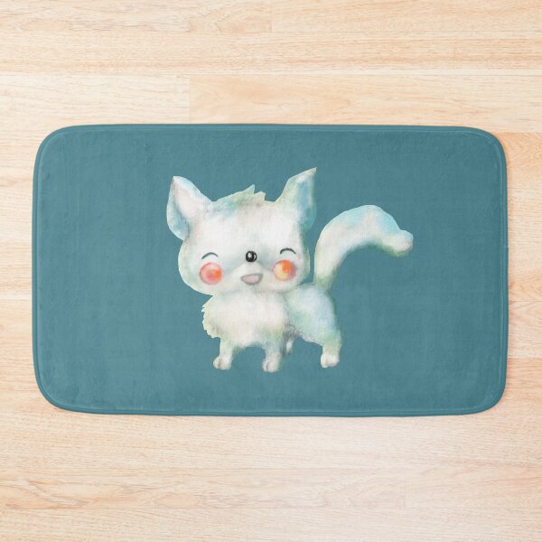 Item preview, Wee Arctic Fox - Cute Watercolor designed and sold by LittleCloudShop.