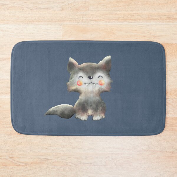 Item preview, Wee Wolf - Cute Watercolor designed and sold by LittleCloudShop.