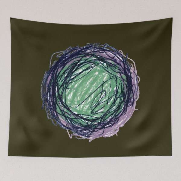 Item preview, Chaos Mind Scribble - Anxiety Doodle Art designed and sold by Dakson Design - Fantasy Art.