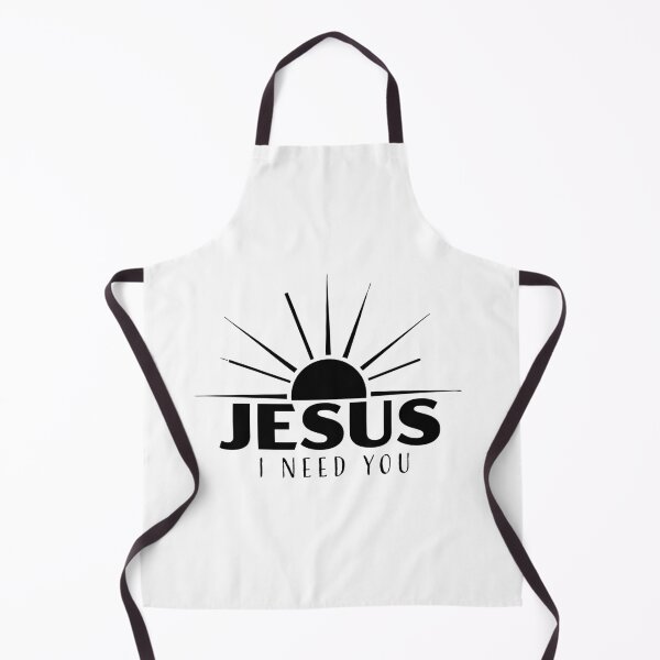 Item preview, Jesus I need You – Christian Faith Typography T-Shirt Design designed and sold by CrossCrafted.