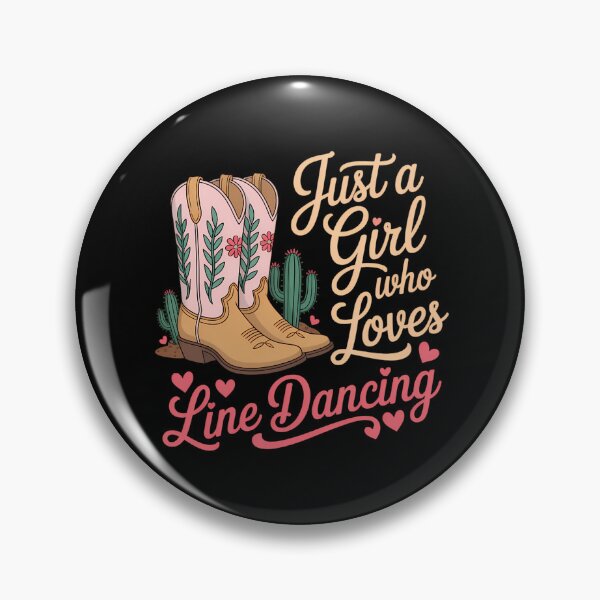 Item preview, Line Dancing Western Just A Girl Who Loves Line Dancing designed and sold by cosmicncozyS.