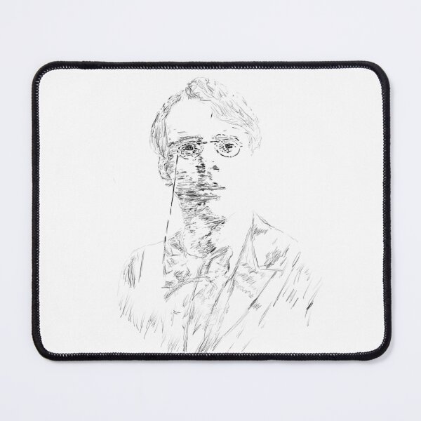 Item preview, W.B. Yeats: The Poet’s Gaze Charcoal Sketch designed and sold by WatercolourLily.