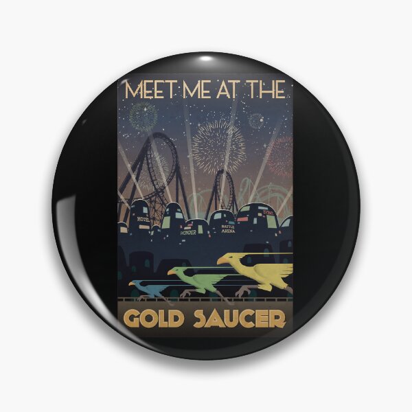 Item preview, Final Fantasy VII Gold Saucer Travel Poster designed and sold by Decking.