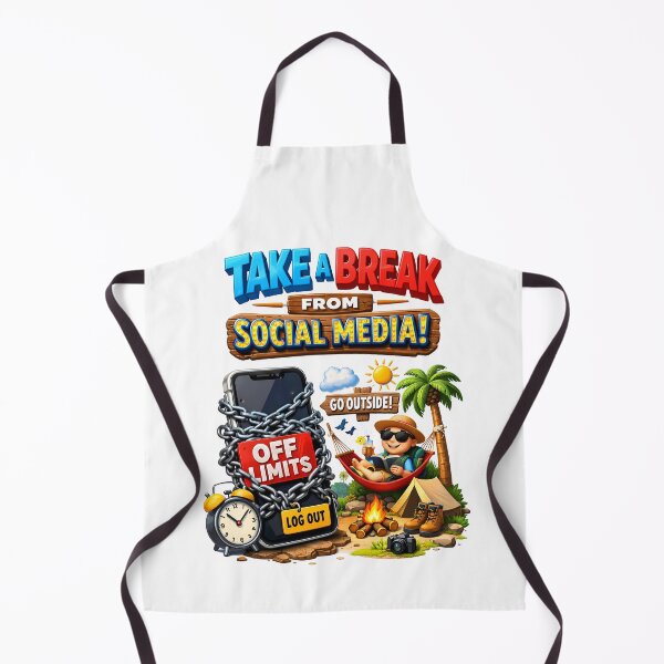 Item preview, Take a Break From Socials designed and sold by MarkColeImaging.