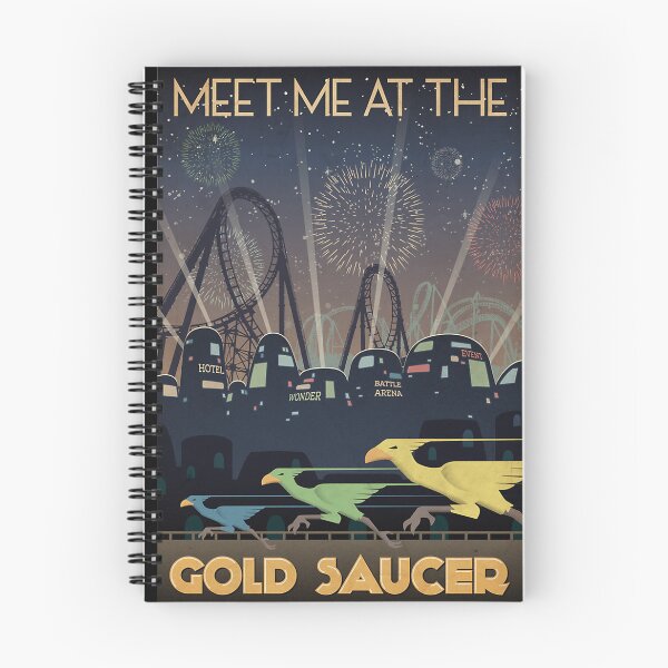 Item preview, Final Fantasy VII Gold Saucer Travel Poster designed and sold by Decking.