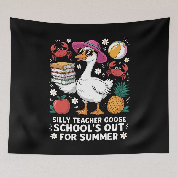 Item preview, Last Day of School Teacher Goose designed and sold by cosmicncozyS.
