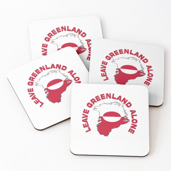 Item preview, Leave Greenland Alone Greenland Flag Map Support Greenland designed and sold by ZANNIX.