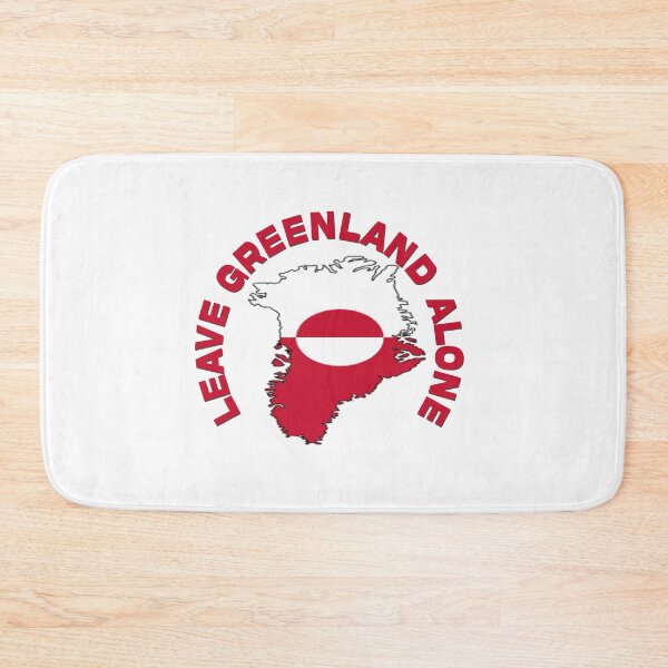 Item preview, Leave Greenland Alone Greenland Flag Map Support Greenland designed and sold by ZANNIX.
