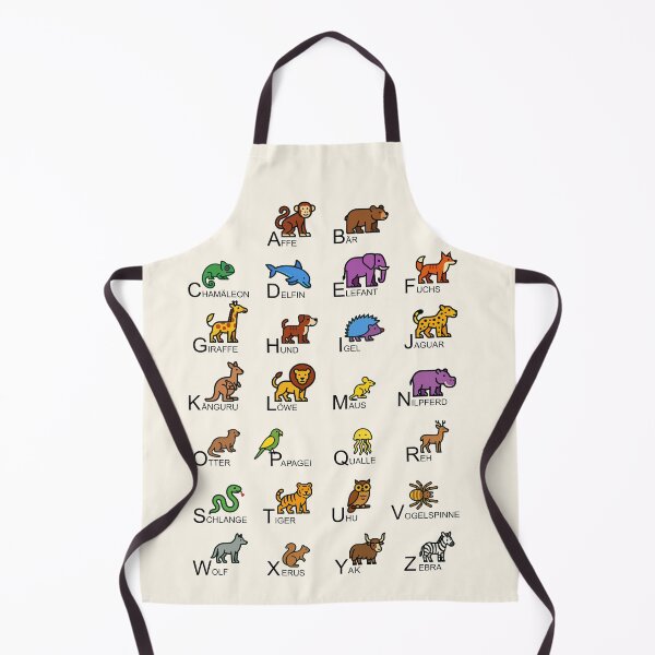 Item preview, Animal Alphabet Chart in German designed and sold by rogue-design.