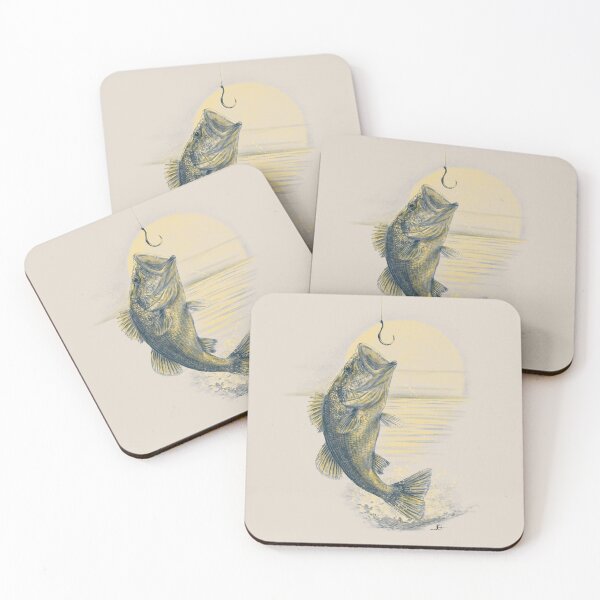 Item preview, Bass Fishing Art Today Illustration 3 designed and sold by kolonjArt.