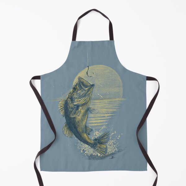 Item preview, Bass Fishing Art Today Illustration 3 designed and sold by kolonjArt.