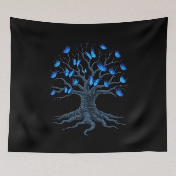 Item preview, Butterfly Tree Beautiful Animal Butterflies Tree Nature designed and sold by MythWoot.