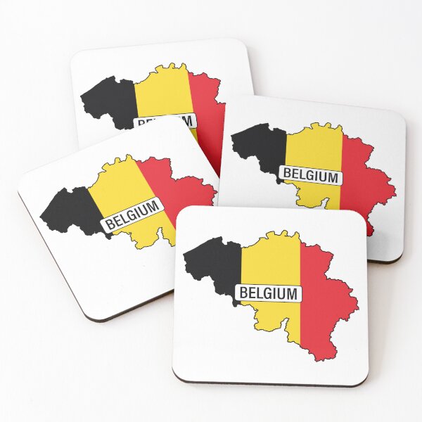 Item preview, BELGIUM Flag Map designed and sold by LOVE, AMY.