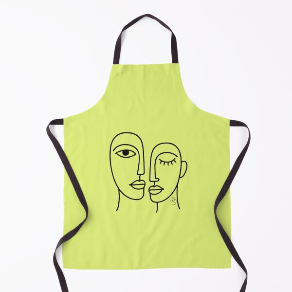 Item preview, Neutral gender line-drawing faces designed and sold by Andykinoz.