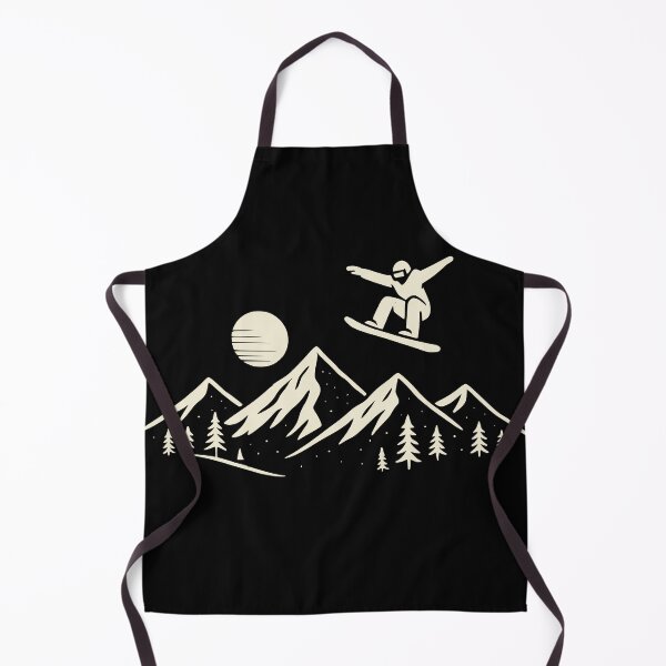 Item preview, Snowboarder Jump - Minimalist Winter Mountain Sports Art designed and sold by Imaginationbeyond.