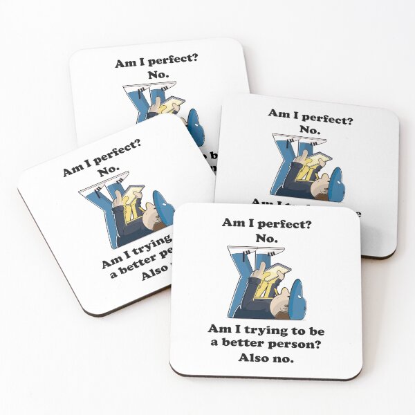 Item preview, Am I perfect? No. Funny self-aware sarcasm quote Design designed and sold by messy-nessie.