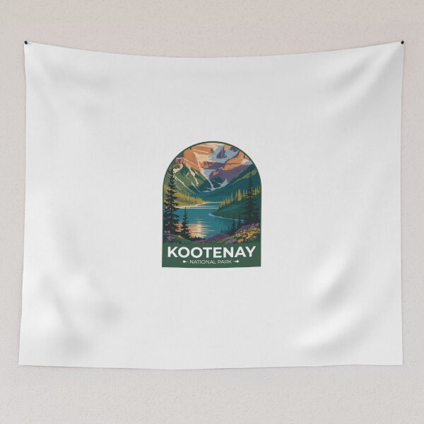 Item preview, Kootenay National Park Sticker designed and sold by TulipaGraphics.