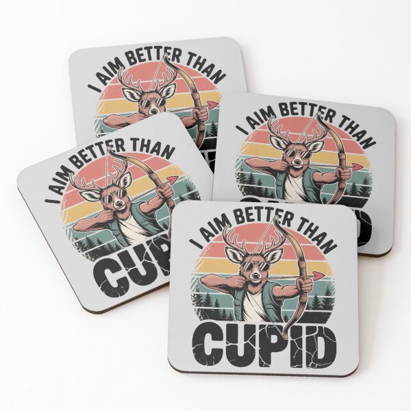 Item preview, I Aim Better Than Cupid Tshirt designed and sold by Jacky-Design.