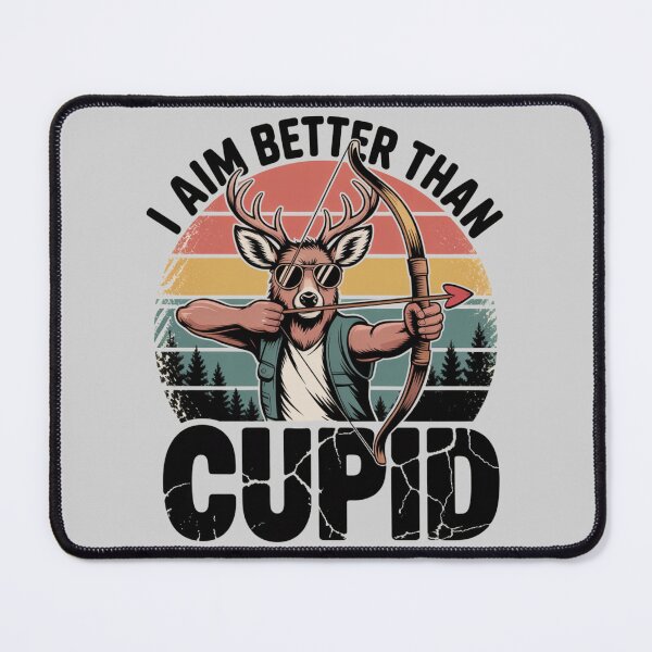 Item preview, I Aim Better Than Cupid Tshirt designed and sold by Jacky-Design.