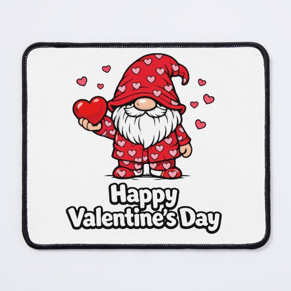 Item preview, Happy Valentine’s Day Gnome – Cute Heart Pajamas Valentine Design designed and sold by Moriarty's Digital Visions.
