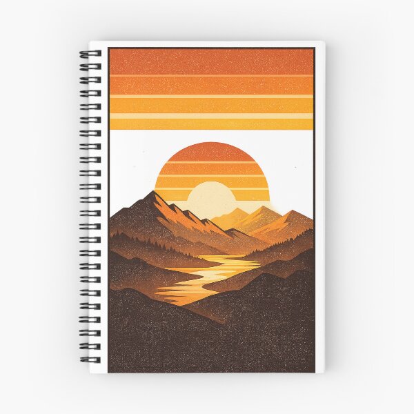 Artikelvorschau, Retro-Minimal-Landschaft entworfen und verkauft von Artistmonkey345.