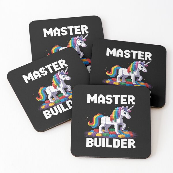 Item preview, Master Builder Building Blocks Bricks Unicorn designed and sold by AquaKiev.
