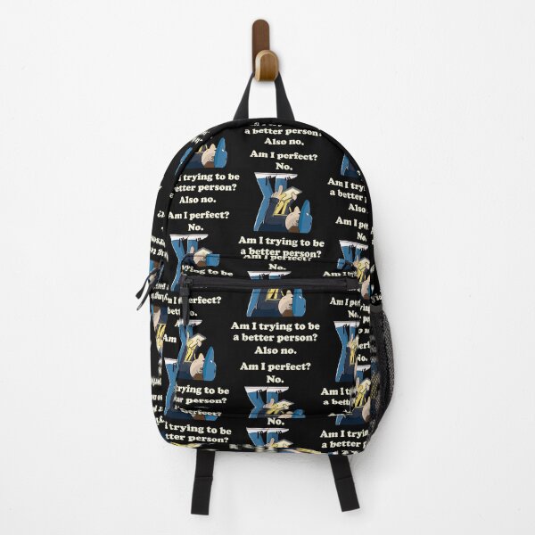 Item preview, Am I perfect? No. Funny self-aware sarcasm quote (on dark colors) designed and sold by messy-nessie.