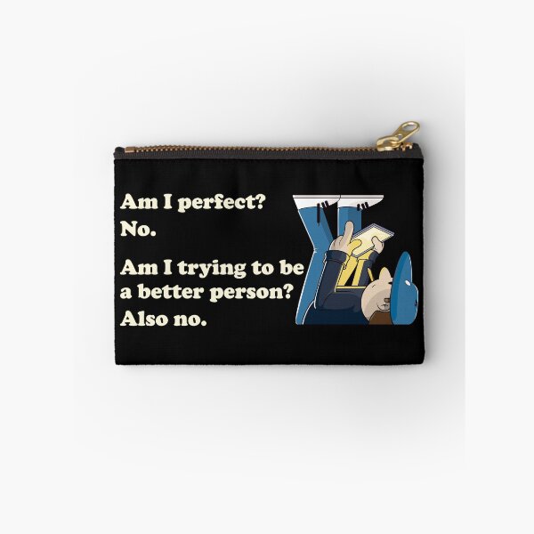 Item preview, Am I perfect? No. Funny self-aware sarcasm quote (on dark colors) designed and sold by messy-nessie.