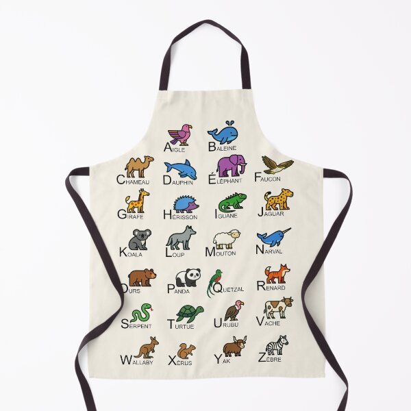 Item preview, Animal Alphabet Chart French designed and sold by rogue-design.