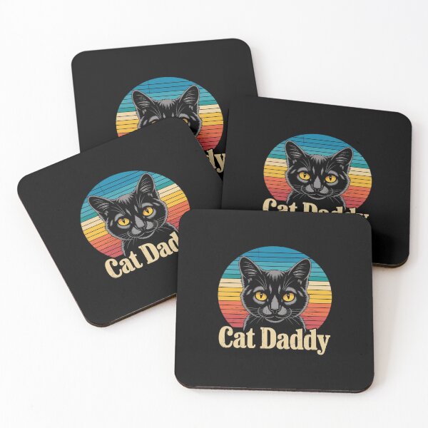 Item preview, Cat Daddy Sunset Fathers Day Pet Owner Dad Papa Men designed and sold by MythWoot.