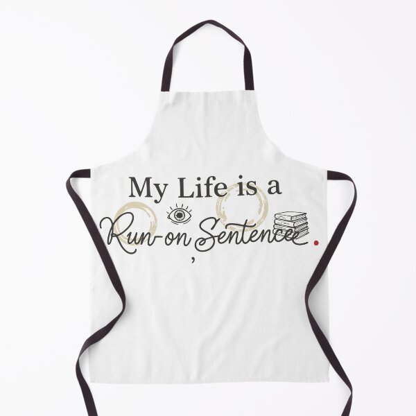 Item preview, My Life Is A Run-On Sentence - Funny English Teacher Humor designed and sold by Imaginationbeyond.