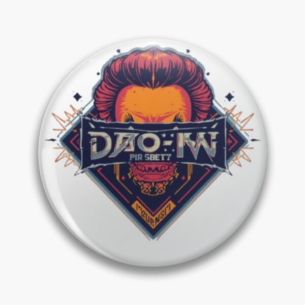 Item preview, Dad Mode ON Bearded Warrior Retro Badge Design designed and sold by Saurabh86.