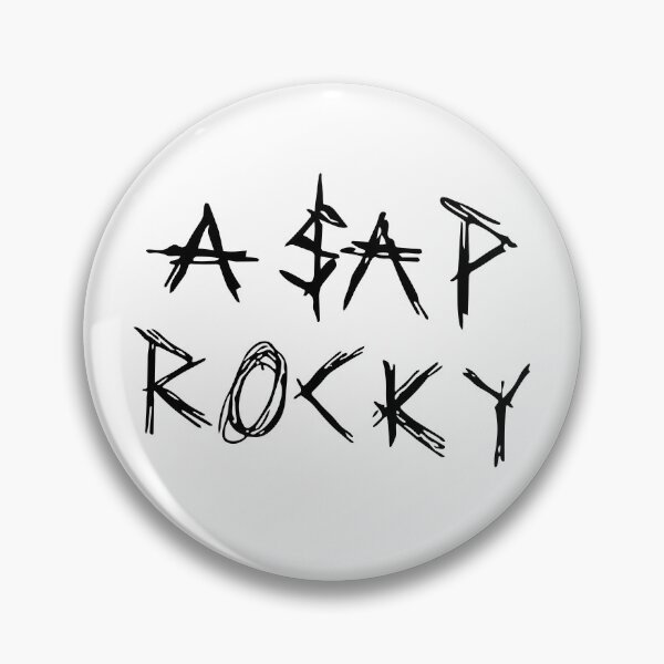 Item preview, ASAP Rocky Hand-Drawn Black Text Logo Design designed and sold by Novaque.