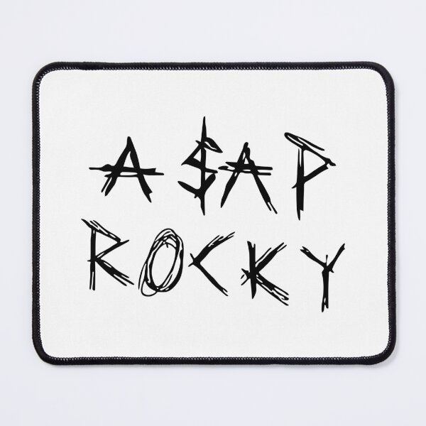 Item preview, ASAP Rocky Hand-Drawn Black Text Logo Design designed and sold by Novaque.
