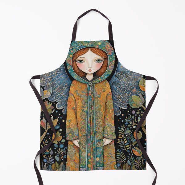 Item preview, Angel with wings wearing a hoodie illuminating the night Forest designed and sold by Colin Bentham.