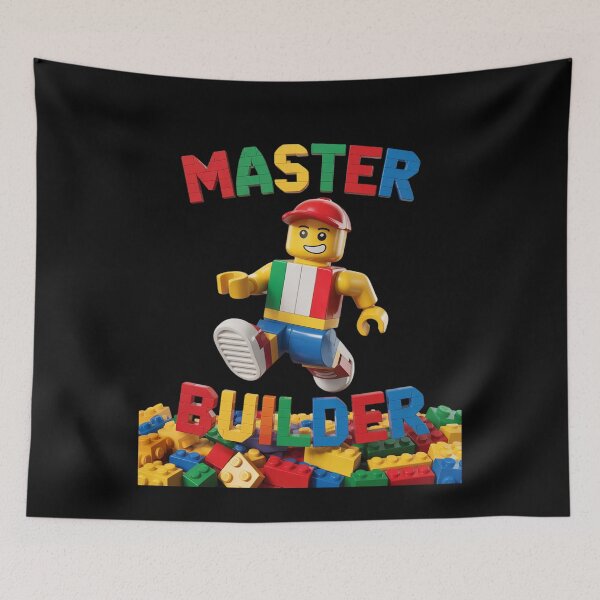 Item preview, Master Builder Dabbing Blocks Bricks Building Kids Boys Fun designed and sold by AquaKiev.