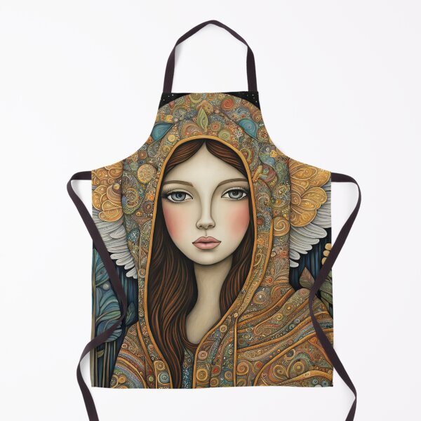 Item preview, Angel with wings wearing a hoodie illuminating the night Forest designed and sold by Colin Bentham.