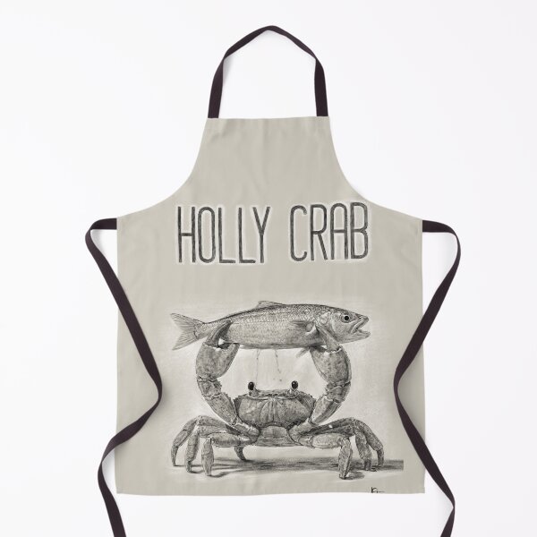 Item preview, Holly Crab Pencil Drawing designed and sold by kolonjArt.