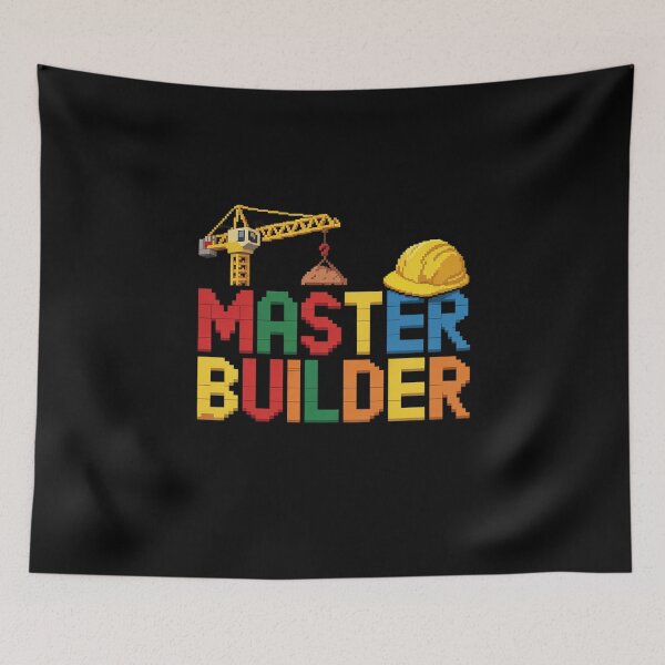 Item preview, Master Builder Engineer Construction Building Bricks Blocks designed and sold by AquaKiev.