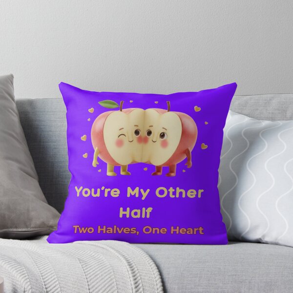 Item preview, You’re My Other Half - 3D Apple Soulmates designed and sold by Anyshca.