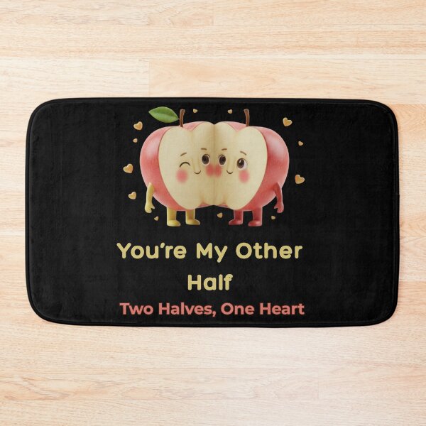 Item preview, You’re My Other Half - 3D Apple Soulmates designed and sold by Anyshca.