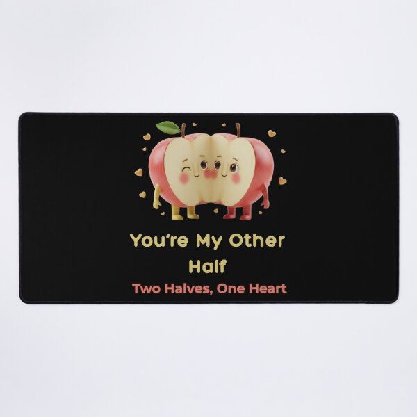 Item preview, You’re My Other Half - 3D Apple Soulmates designed and sold by Anyshca.