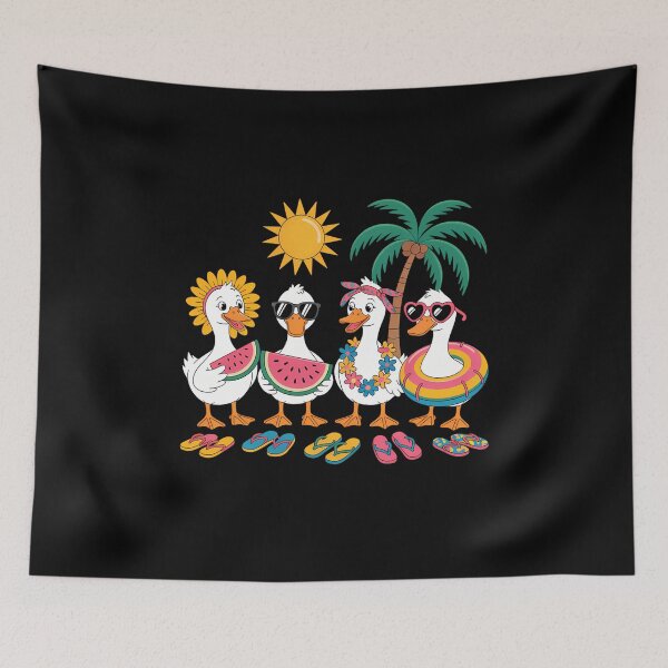 Item preview, Funny Summer Goose Family designed and sold by gourpmerzihd.