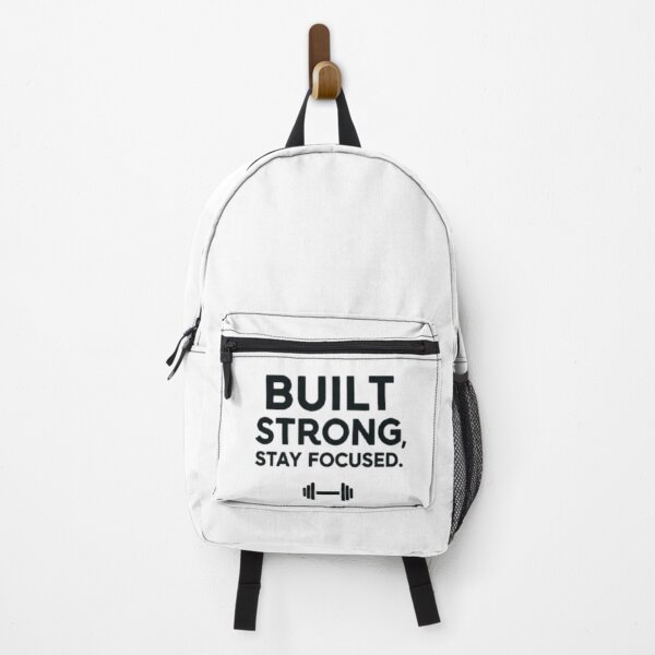Item preview, Built Strong Stay Focused Motivational T-shirt designed and sold by Luckyatif.
