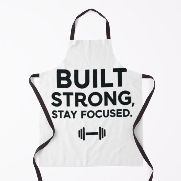 Item preview, Built Strong Stay Focused Motivational T-shirt designed and sold by Luckyatif.