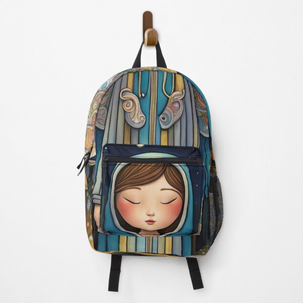 Item preview, Angel with wings wearing a hoodie illuminating the night Forest designed and sold by Colin Bentham.