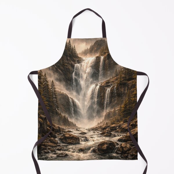 Item preview, Majestic Waterfall – Cinematic Fantasy Nature Landscape designed and sold by DrizzyV.