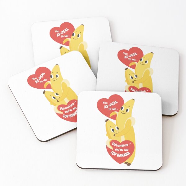 Aperçu de l'œuvre Tu es ma Top Banane - Jeu de mots Peel Valentine Drôle Cartoon créée et vendue par JonathanP514.